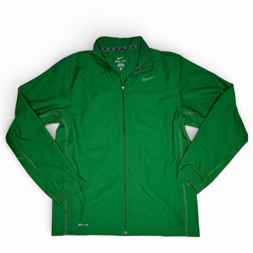 Nike Men's Green Windbreaker Jacket